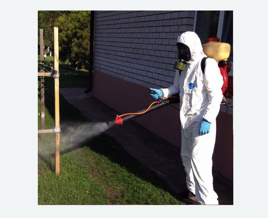 травля клещей на участке в Ульяновке